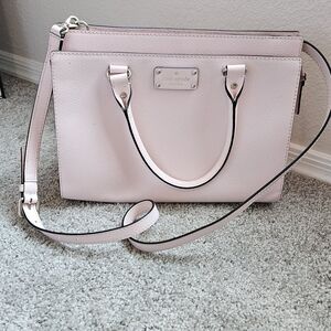 Kate Spade Pink Leather Tote Bag